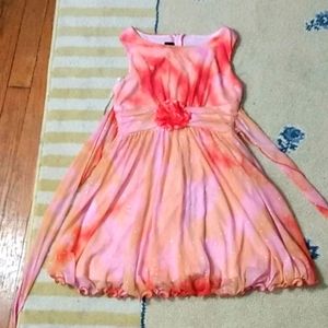 Tie die sparkle dress
